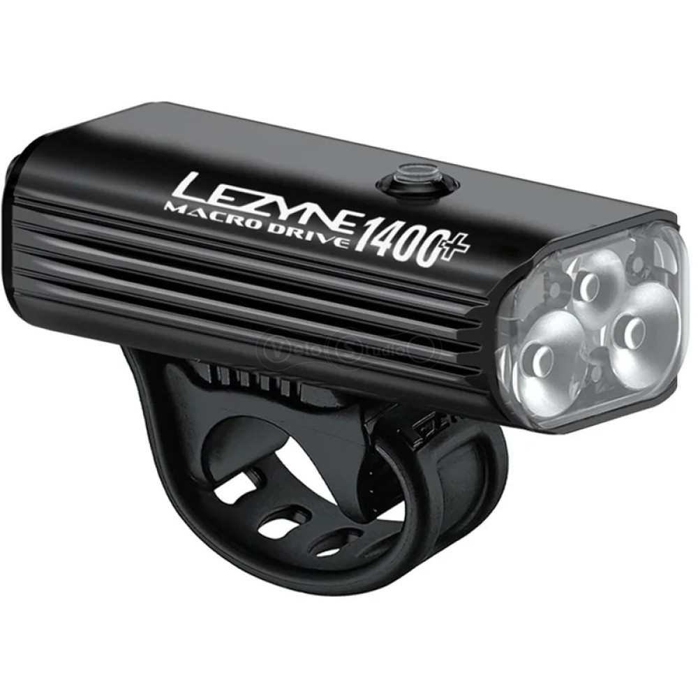Передня фара LEZYNE MACRO DRIVE 1400+ FRONT чорна матова 1400 люмен Y17