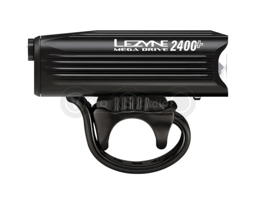 Передняя фара LEZYNE MEGA DRIVE 2400+ FRONT чёрная 2400 люмен Y17