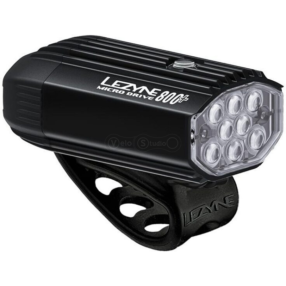 Передня фара LEZYNE MICRO DRIVE 800+ FRONT чорна матова 600 люмен Y17