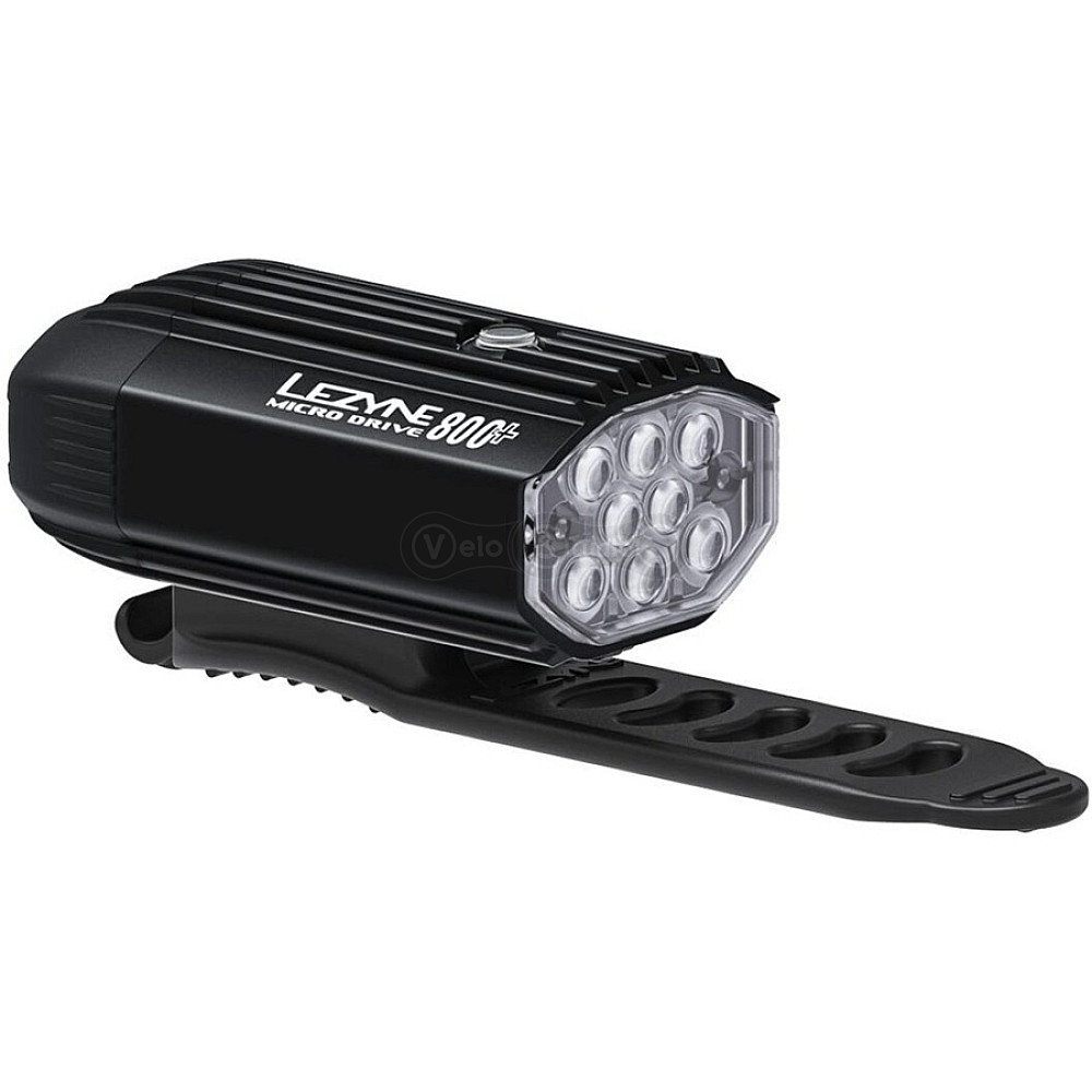 Передня фара LEZYNE MICRO DRIVE 800+ FRONT чорна матова 600 люмен Y17