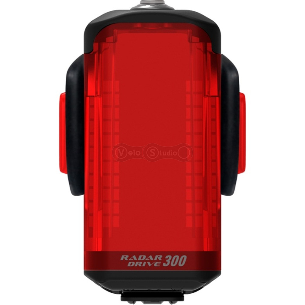 Задняя мигалка с радаром приближения LEZYNE DRIVE REAR-BLACK чёрная 250 люмен Y19