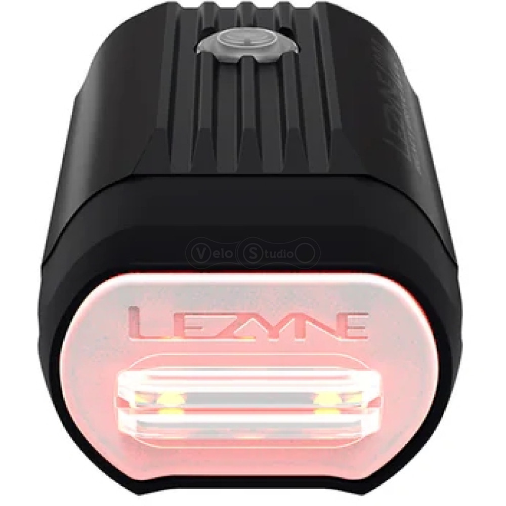 Передняя фара Lezyne React Drive чёрная матовая 1000 люмен Y19 с индикатором приближения