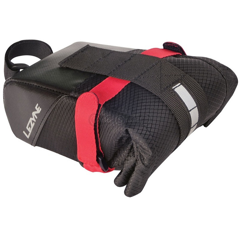 Подседельная сумка LEZYNE MID CADDY красно/чёрная 0,8л Y13