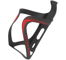Флягодержатель карбоновый LEZYNE CARBON TEAM CAGE чёрный матовый/красный Y14
