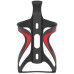 Флягодержатель карбоновый LEZYNE CARBON TEAM CAGE чёрный матовый/красный Y14