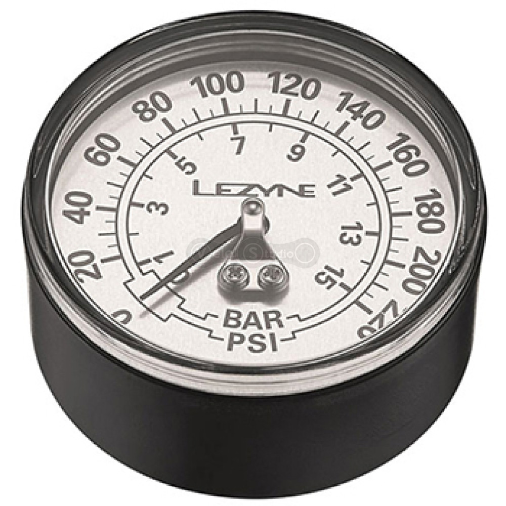 Манометр LEZYNE 220 PSI GAUGE 2.5 серебристый 220PSI Y13