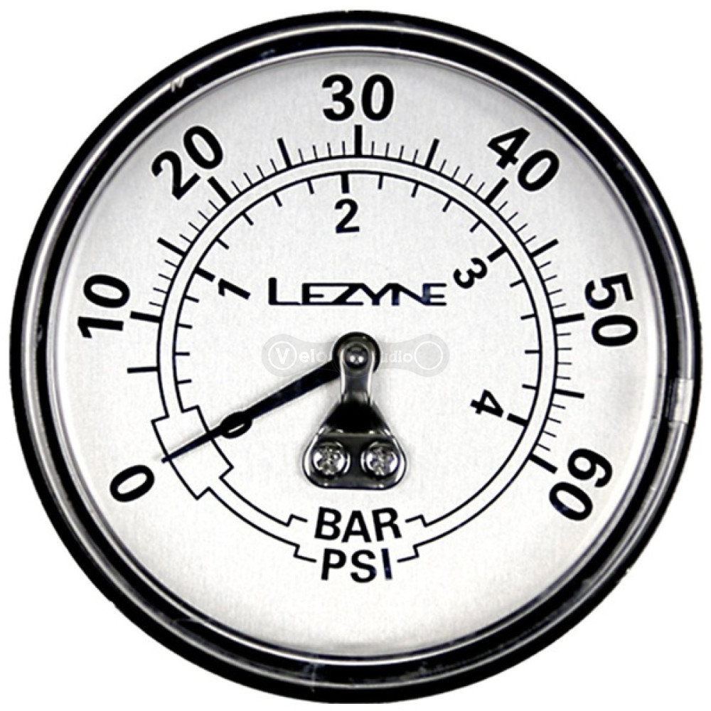 Манометр LEZYNE 60 PSI GAGUE 2.5 cеребристый 60PSI Y13