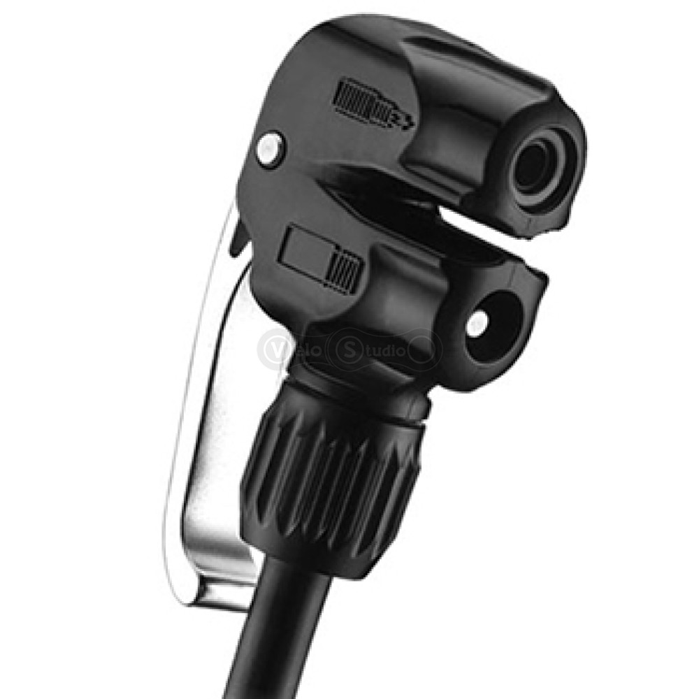 Головка напольного насоса LEZYNE DUAL VALVE PUMP HEAD чёрная Y13