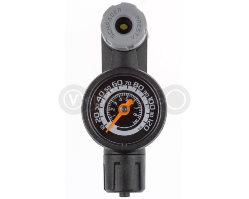 Головка-клапан Giyo ECV-P для насосів з розумним клапаном та манометром