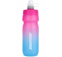 Фляга BRAVOS 680 мл с колпачком розовый с синим
