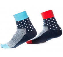 Шкарпетки ONRIDE Foot Free Size червоно-сині