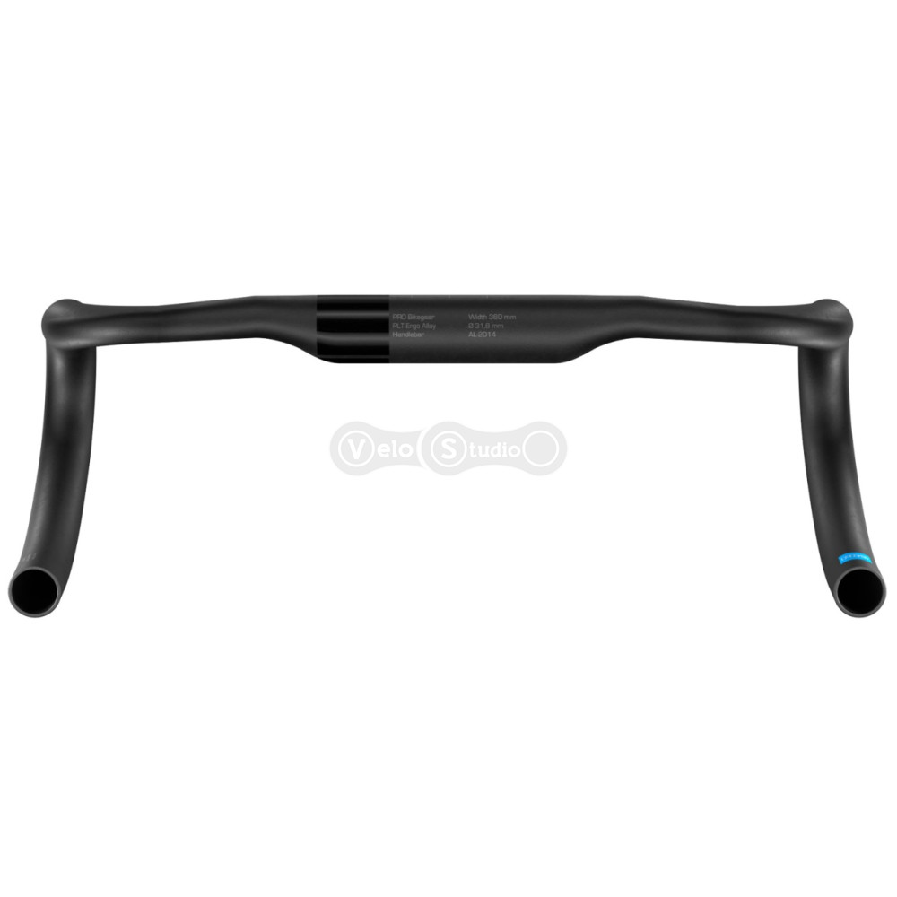 Руль PRO PLT Ergo шоссейный 38cm/31.8mm, черный