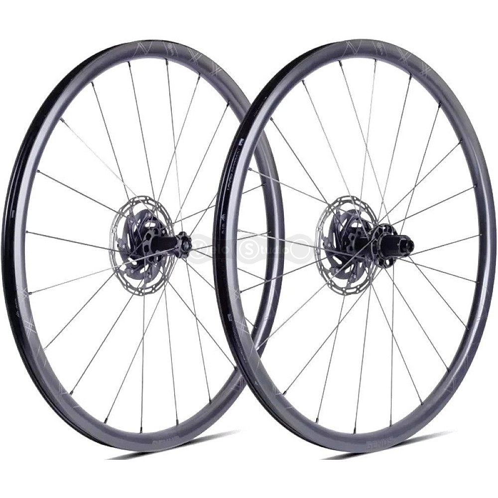 Комплект коліс ERE TENACI GT25 CARBON, Gravel 700c, 100x12/142x12, CL, MS12, tubeless