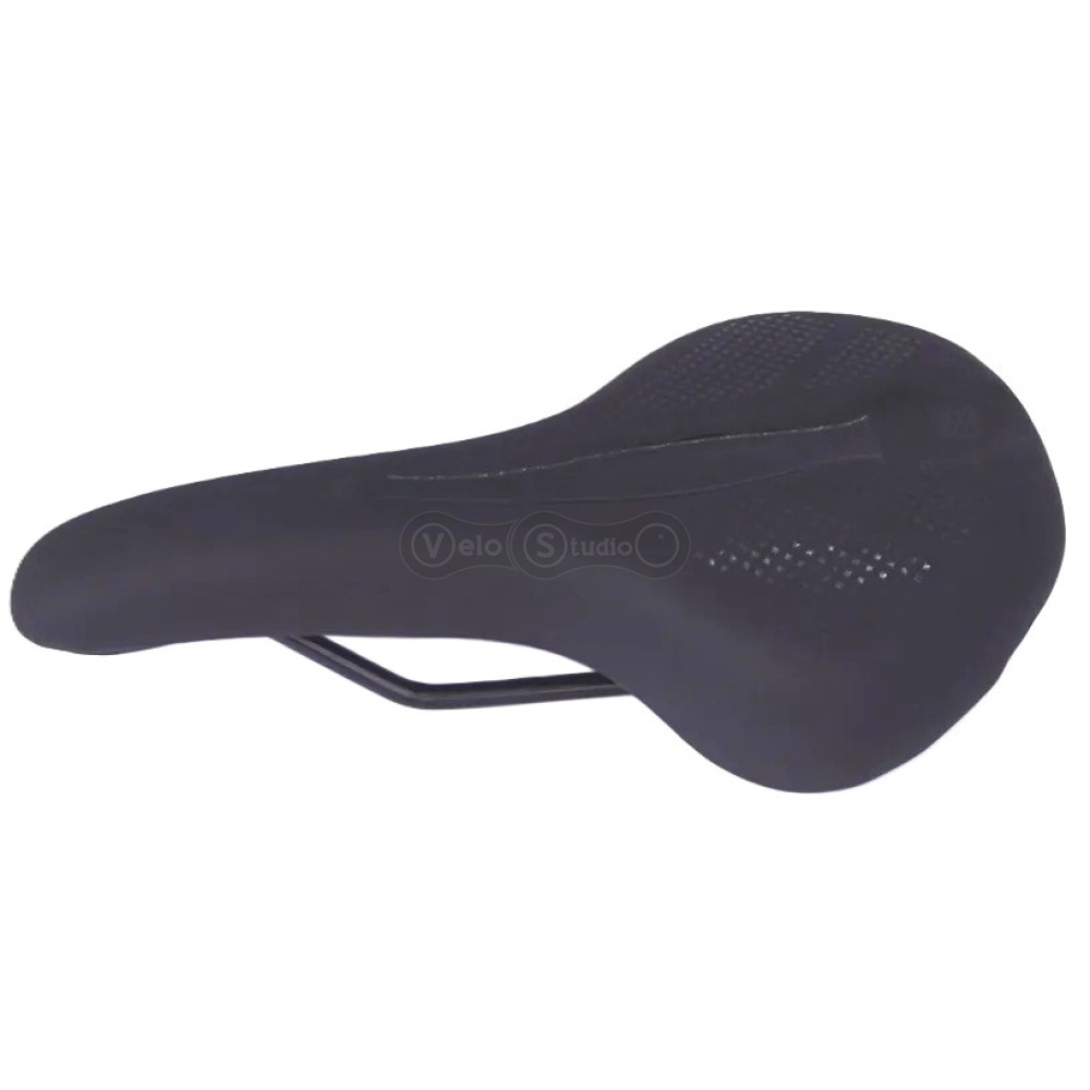 Седло Green Cycle GCS-2608, 280мм x 165мм, стальные рейлы, черное