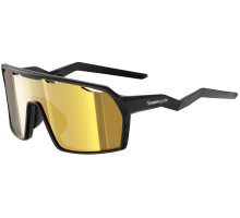 Велоокуляри Green Cycle RAYNOX із дзеркальною лінзою, чорні