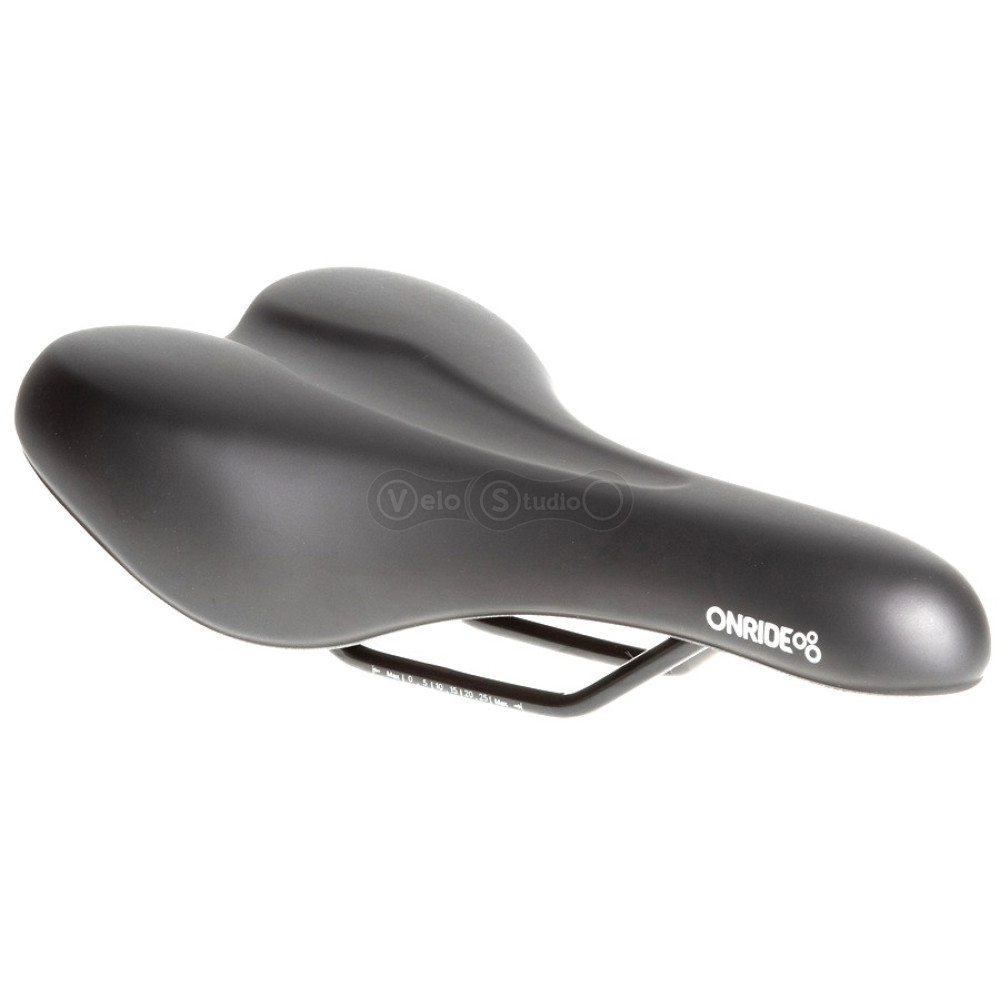 Седло ONRIDE Siesta, стальные рамки, 273x153 мм, черное