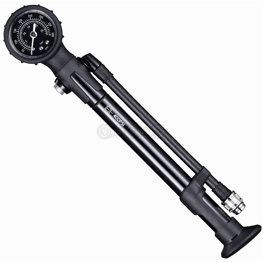 Насос высокого давления Giyo GS-24X2 алюминиевый, турбо, с манометром, 400psi