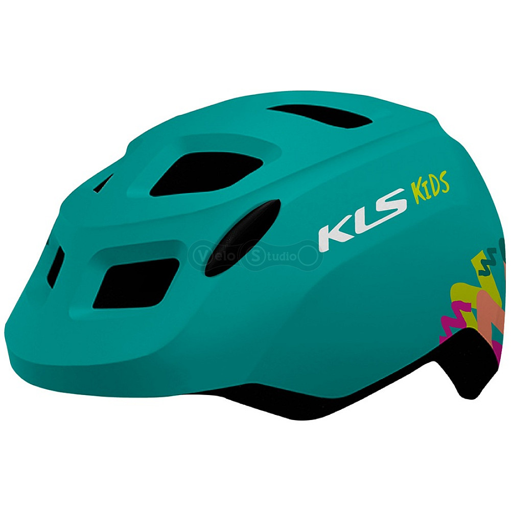 Дитячий велошлем KLS Zigzag 022 ментоловий S (49-53 см)