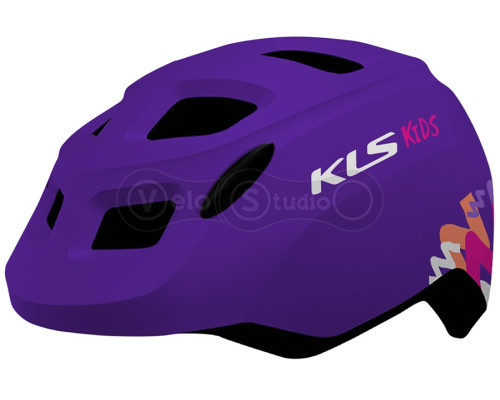 Шлем детский KLS Zigzag фиолетовый XS (45-49cм)