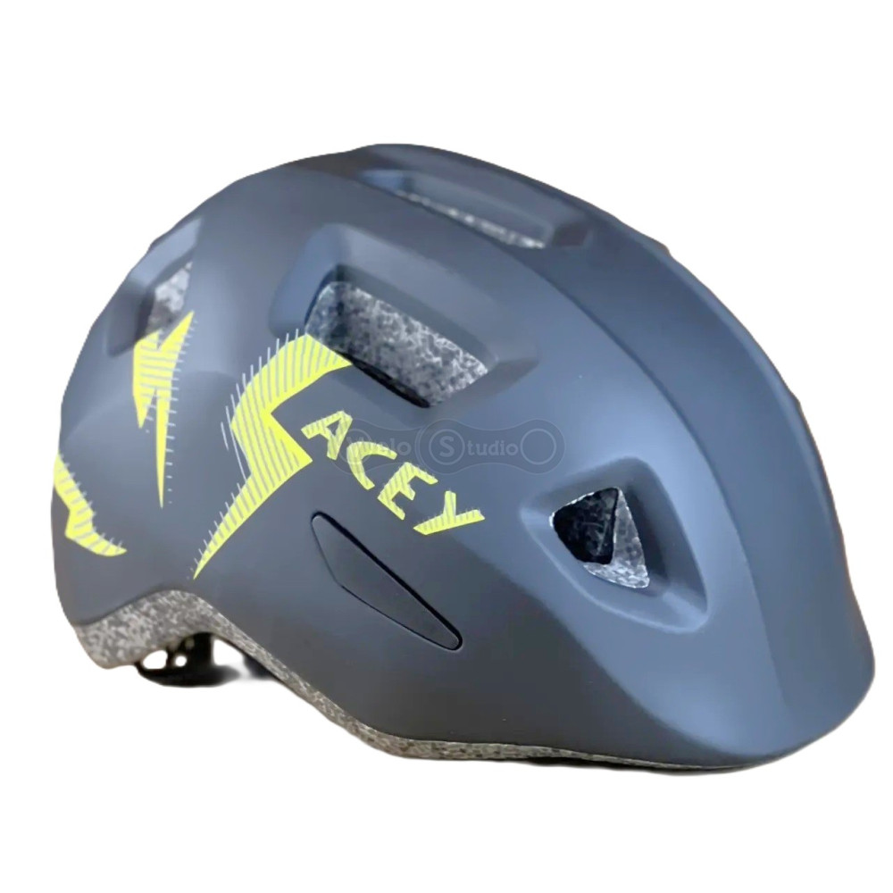 Детский велошлем KLS Acey 022 черный XS (45-49cм)