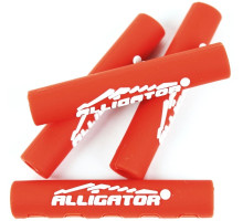 Защита рамы от трения Alligator Sawtooth 5 мм красная, уп 4 штуки