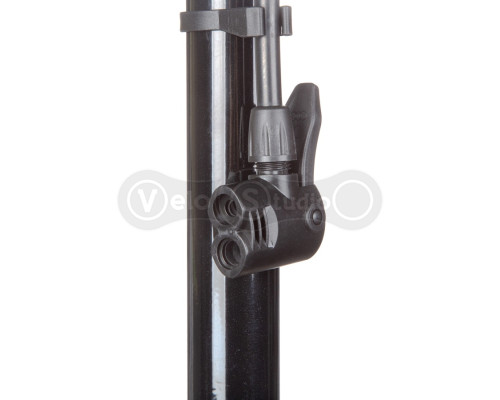 Підлоговий насос ONRIDE Flow 10 сталевий, з манометром, 120 PSI