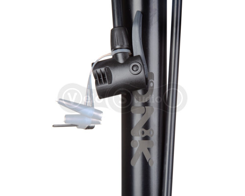 Напольный насос DNK Muff стальной, 120 PSI головка под FV/AV