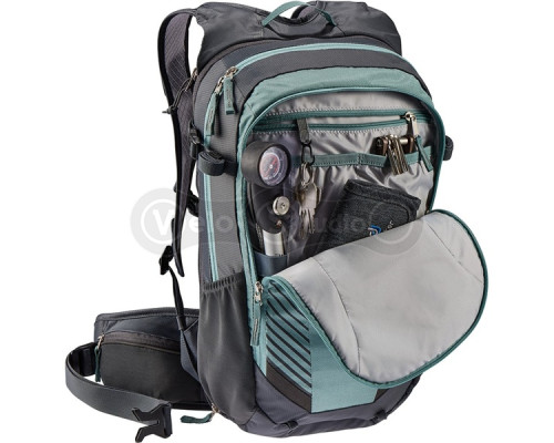 Велорюкзак DEUTER Compact EXP 12 SL цвет 2444 jade-graphite