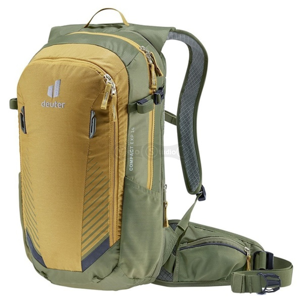 Велорюкзак DEUTER Compact EXP 14+5 л колір 6209 caramel-khaki
