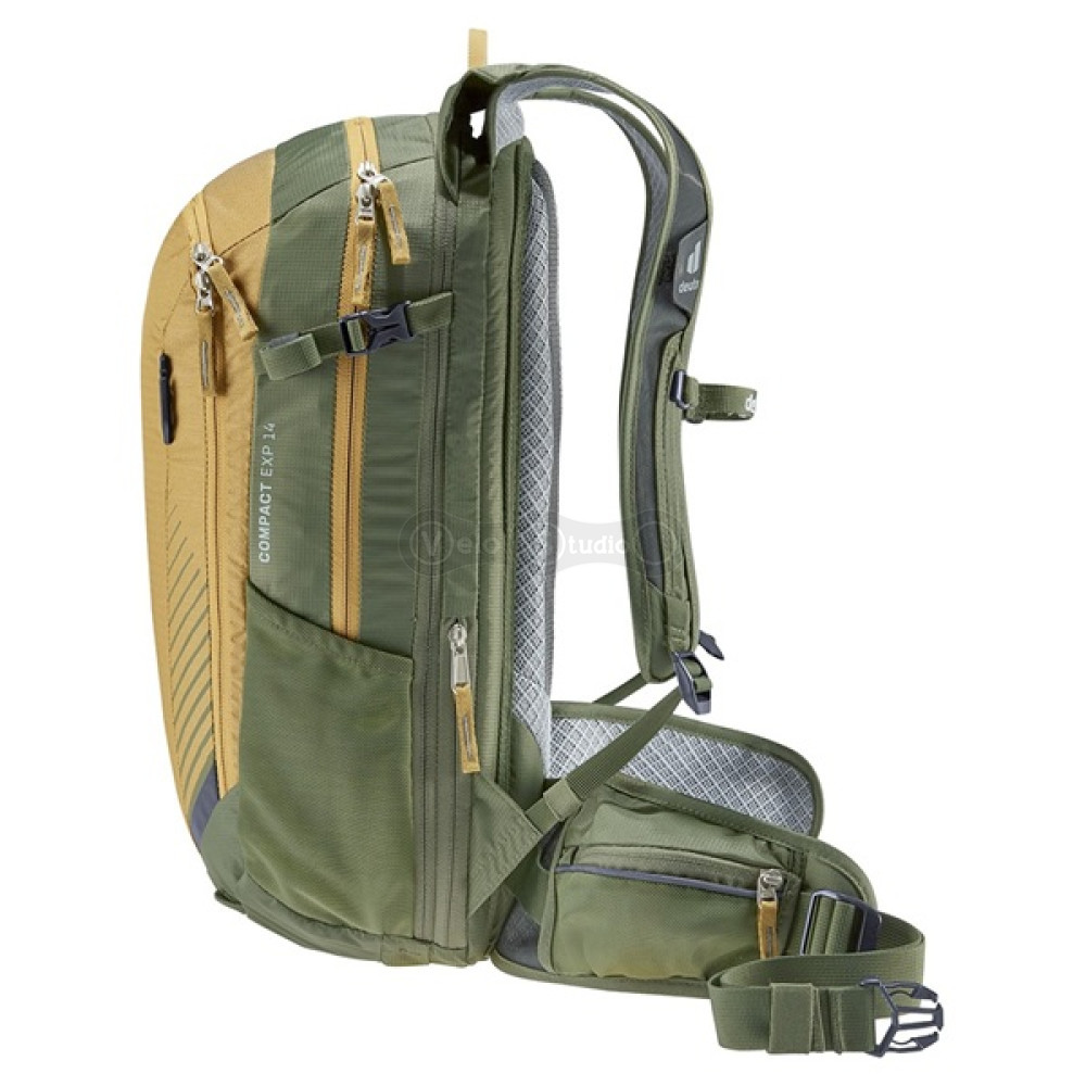 Велорюкзак DEUTER Compact EXP 14+5 л колір 6209 caramel-khaki