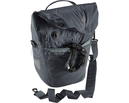 Велосумка на багажник DEUTER Mainhattan 17+10 колір 4409 graphite-shale