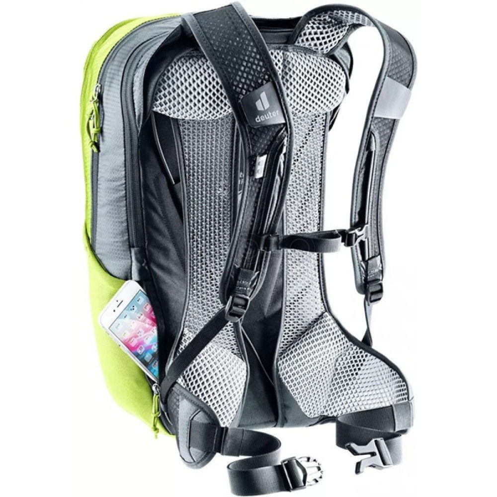 Велорюкзак DEUTER Race Air 14+3 колір 8403 citrus-graphite