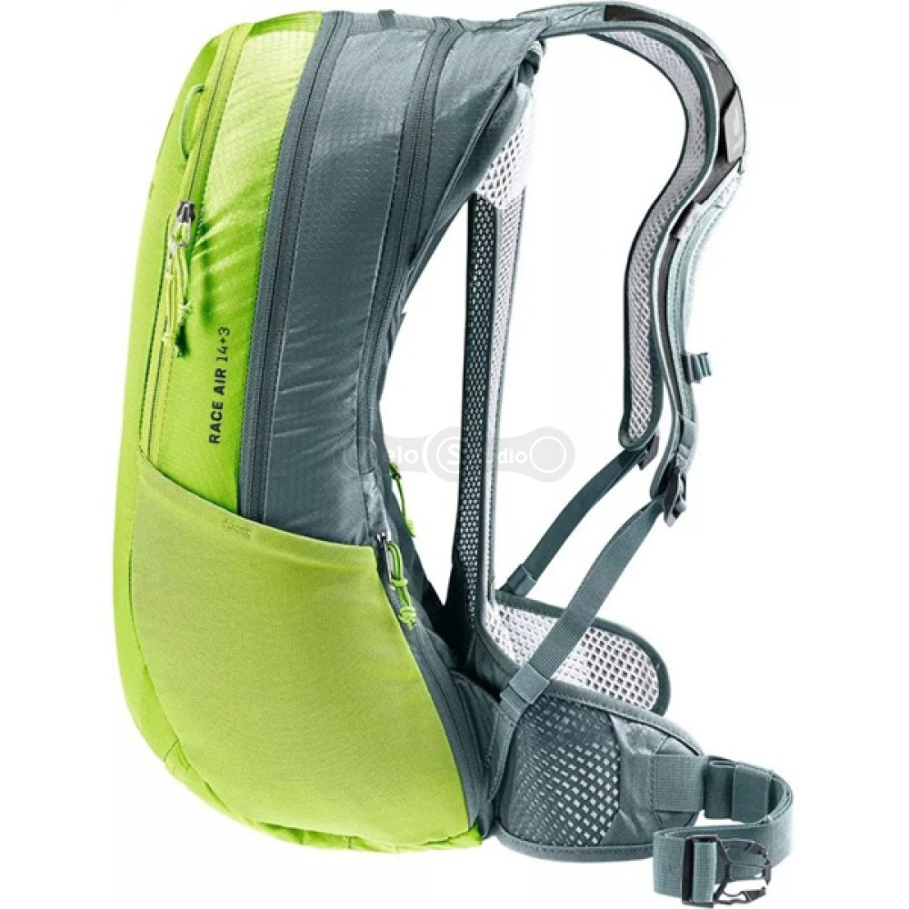 Велорюкзак DEUTER Race Air 14+3 колір 8403 citrus-graphite