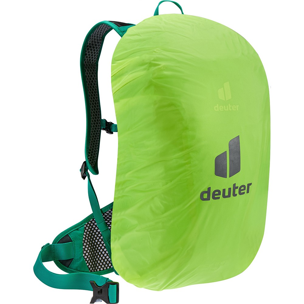 Велорюкзак DEUTER Race EXP Air 14+3 л колір 2437 fern-graphite