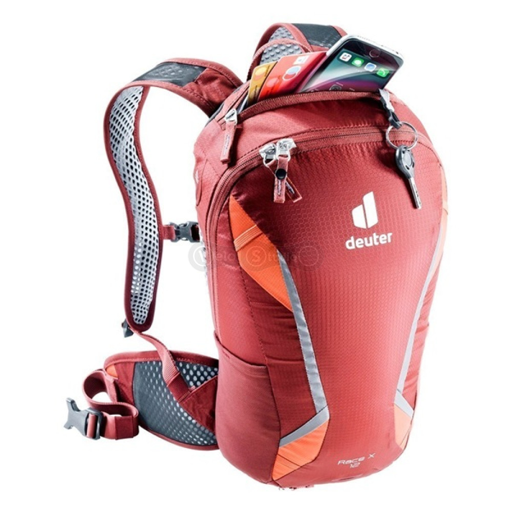 Велорюкзак DEUTER Race X 12 л цвет 5907 redwood-paprika