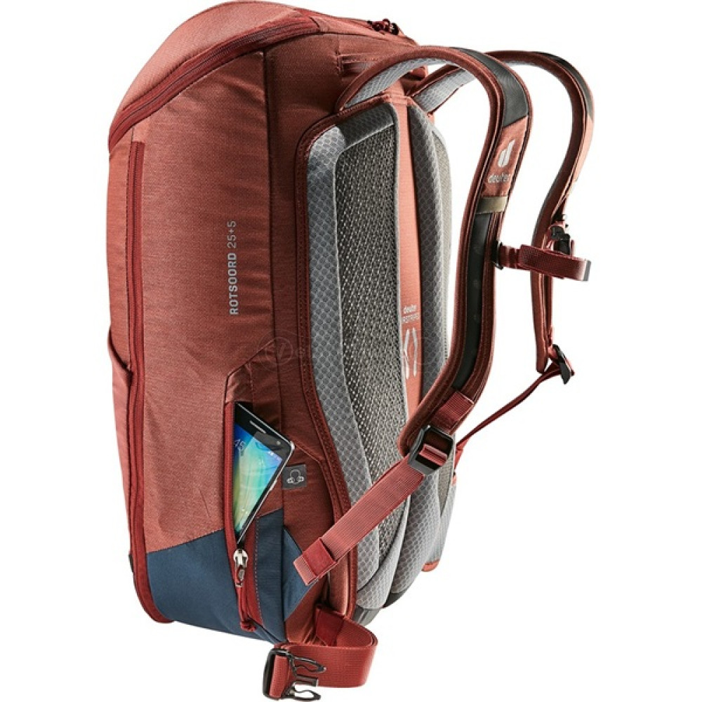 Велорюкзак DEUTER Rotsoord 25+5 колір 5335 redwood-ink
