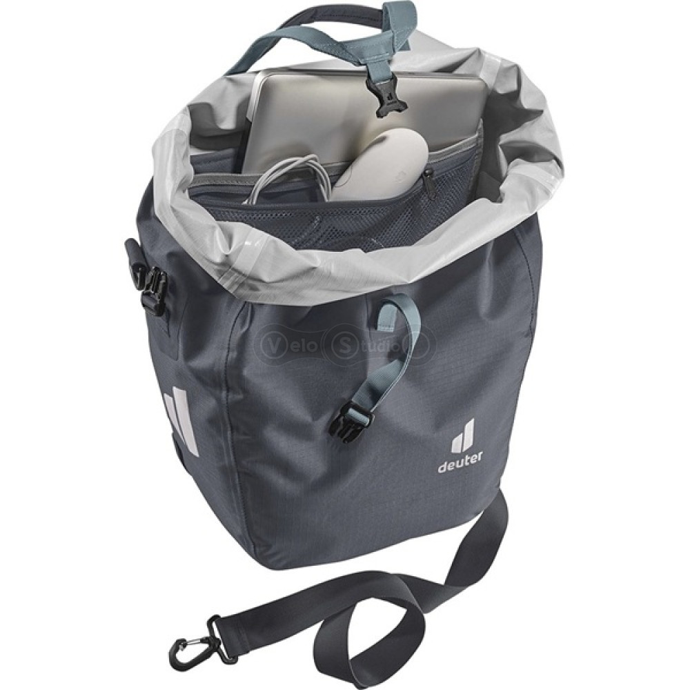 Сумка на багажник DEUTER Weybridge 25+5 цвет 4014 graphite