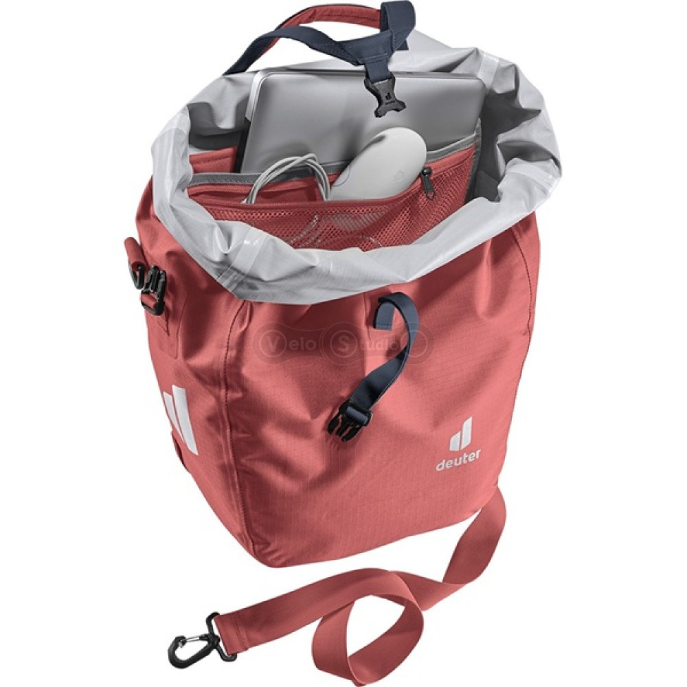 Сумка на багажник DEUTER Weybridge 25+5 цвет 5579 redwood