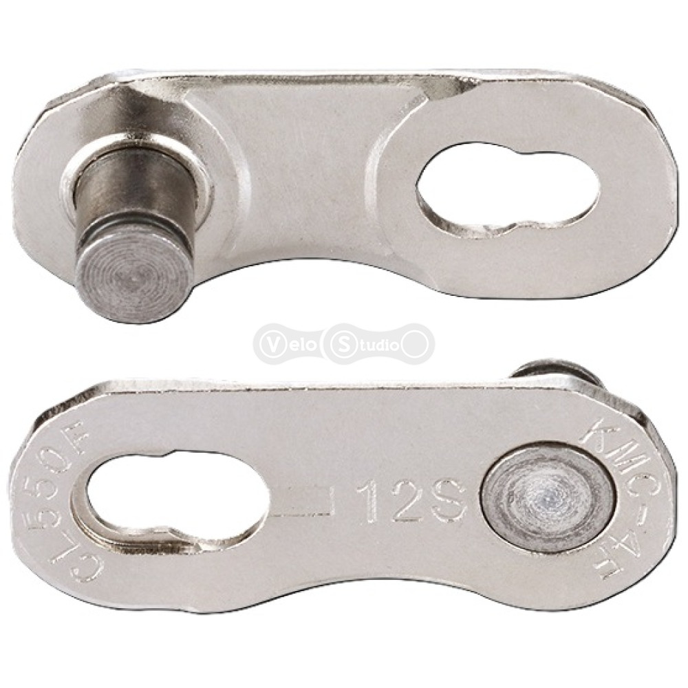 Замок ланцюга KMC Flat NR Silver, SRAM 13/12 швидкостей, уп 2 штуки