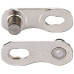 Замок ланцюга KMC Flat NR Silver, SRAM 13/12 швидкостей, уп 2 штуки