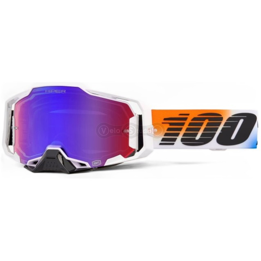 Маска 100% ARMEGA HiPER Goggle [United], HiPER Red Lens