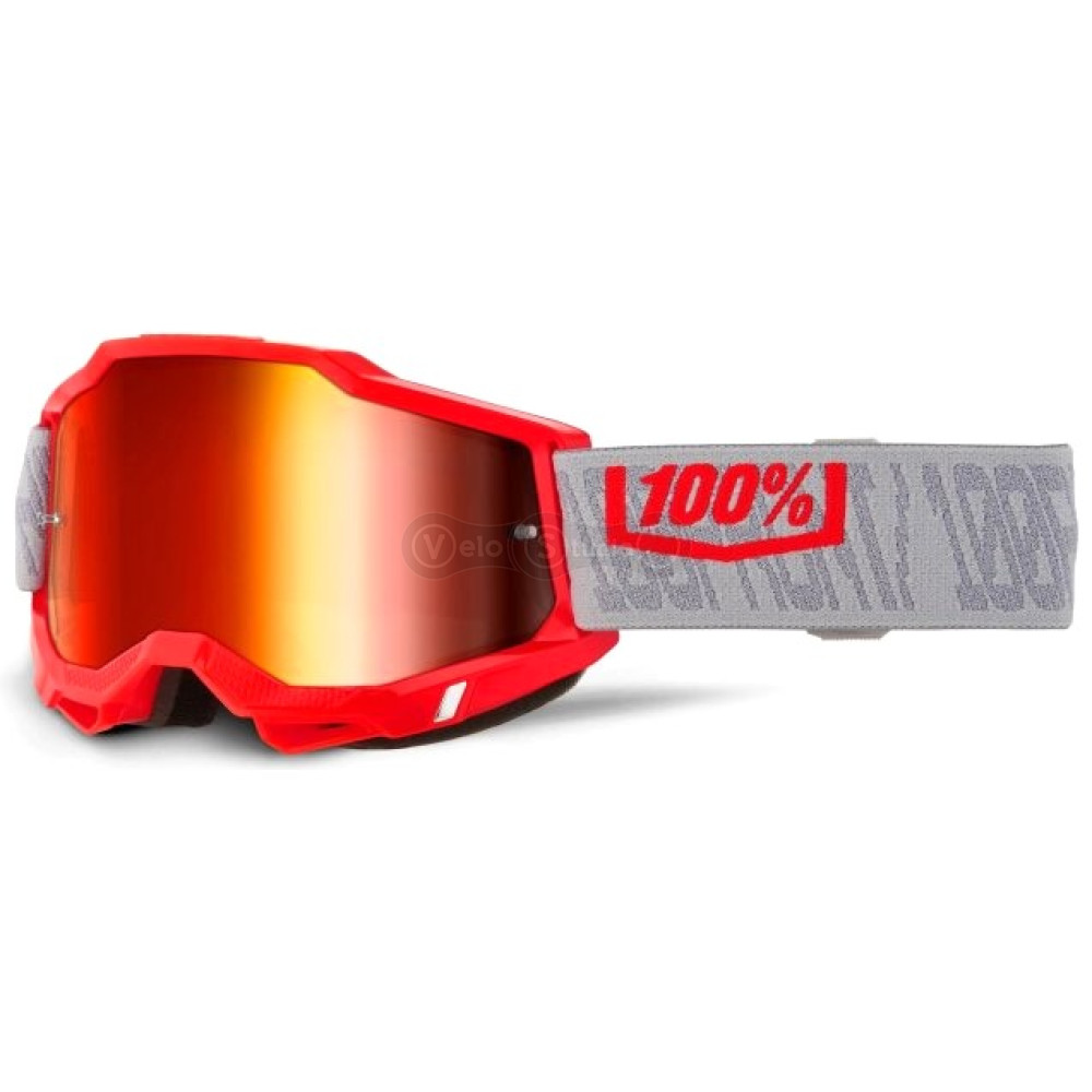 Маска 100% ACCURI 2 Goggle [Gatorback], Mirror Red Lens