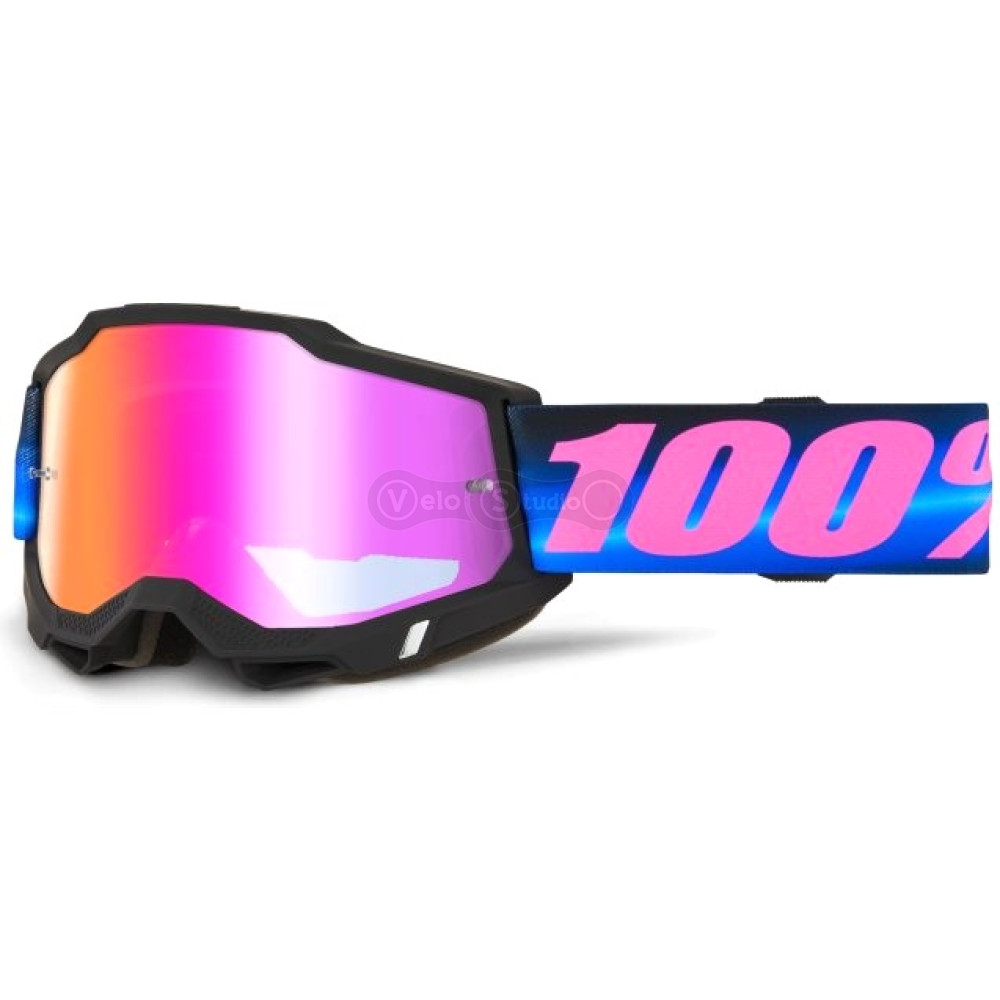 Маска 100% ACCURI 2 Goggle [Superdome], Mirror Red Lens