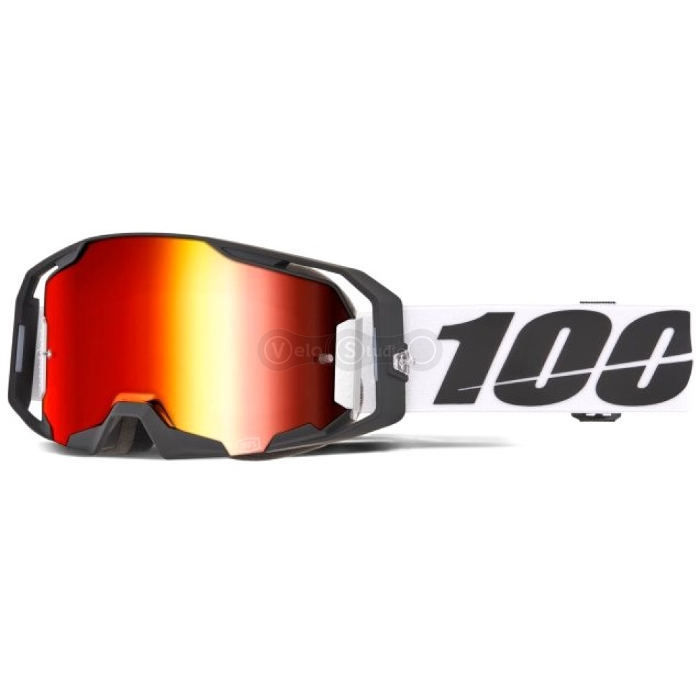 Маска 100% ARMATIC Goggle [Caldwell], Mirror Red Lens