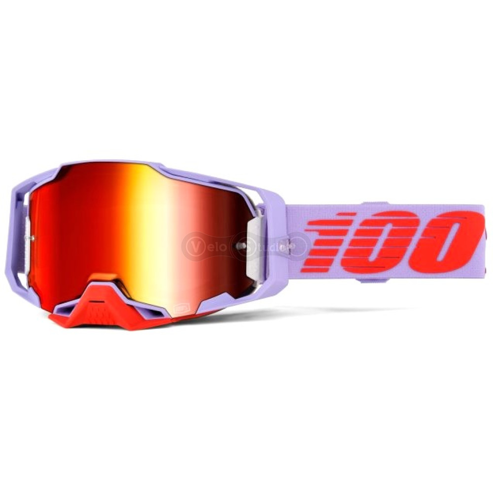 Маска 100% ARMEGA Goggle [Fausto], Mirror Red Lens