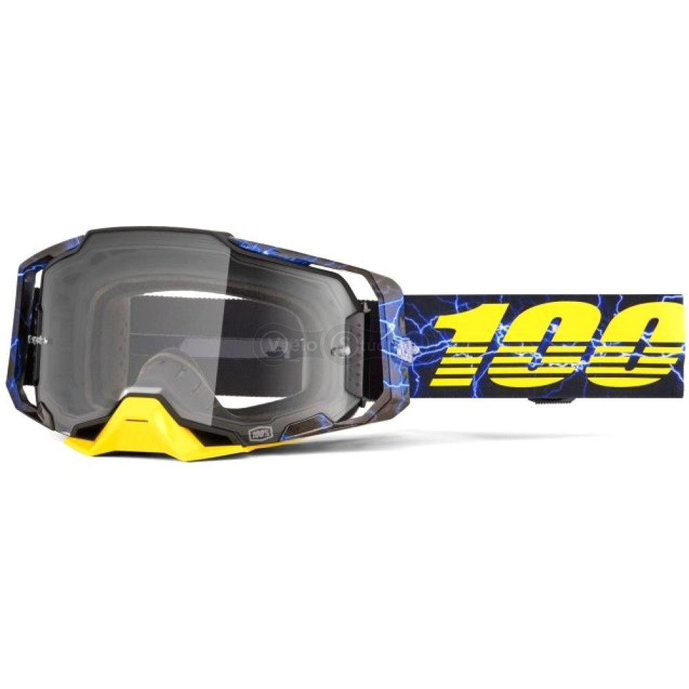 Маска 100% ARMEGA Goggle [Furious], Clear Lens