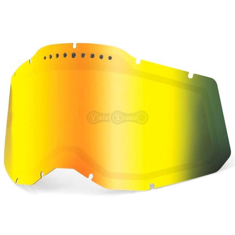 Линза к маске 100% RC2/AC2/ST2 (Gen.2) Dual Vented Lens [Mirror Gold], Dual Mirror Gold Lens