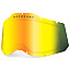 Линза к маске 100% RC2/AC2/ST2 (Gen.2) Dual Vented Lens [Mirror Gold], Dual Mirror Gold Lens