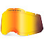 Линза к маске 100% RC2/AC2/ST2 (Gen.2) Dual Vented Lens [Mirror Red], Dual Mirror Red Lens