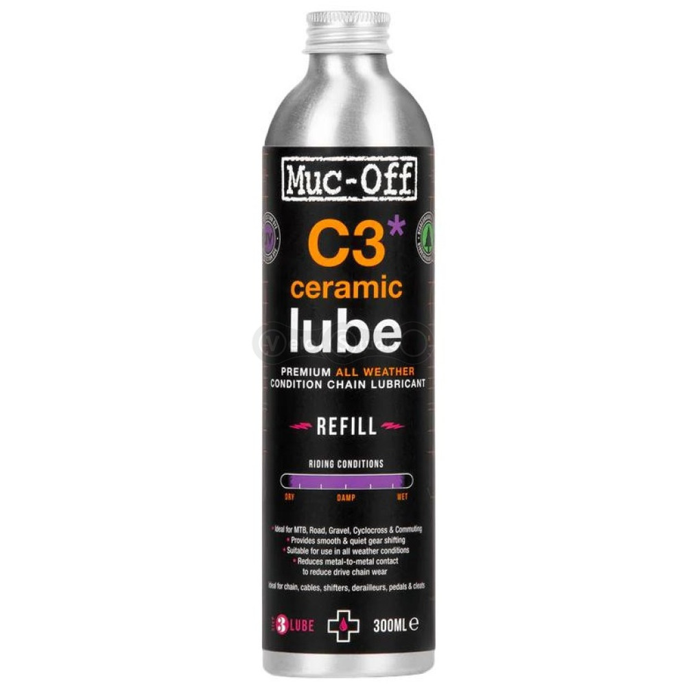 Смазка цепи Muc-Off C3 All Weather Ceramic Chain Lube 300ml